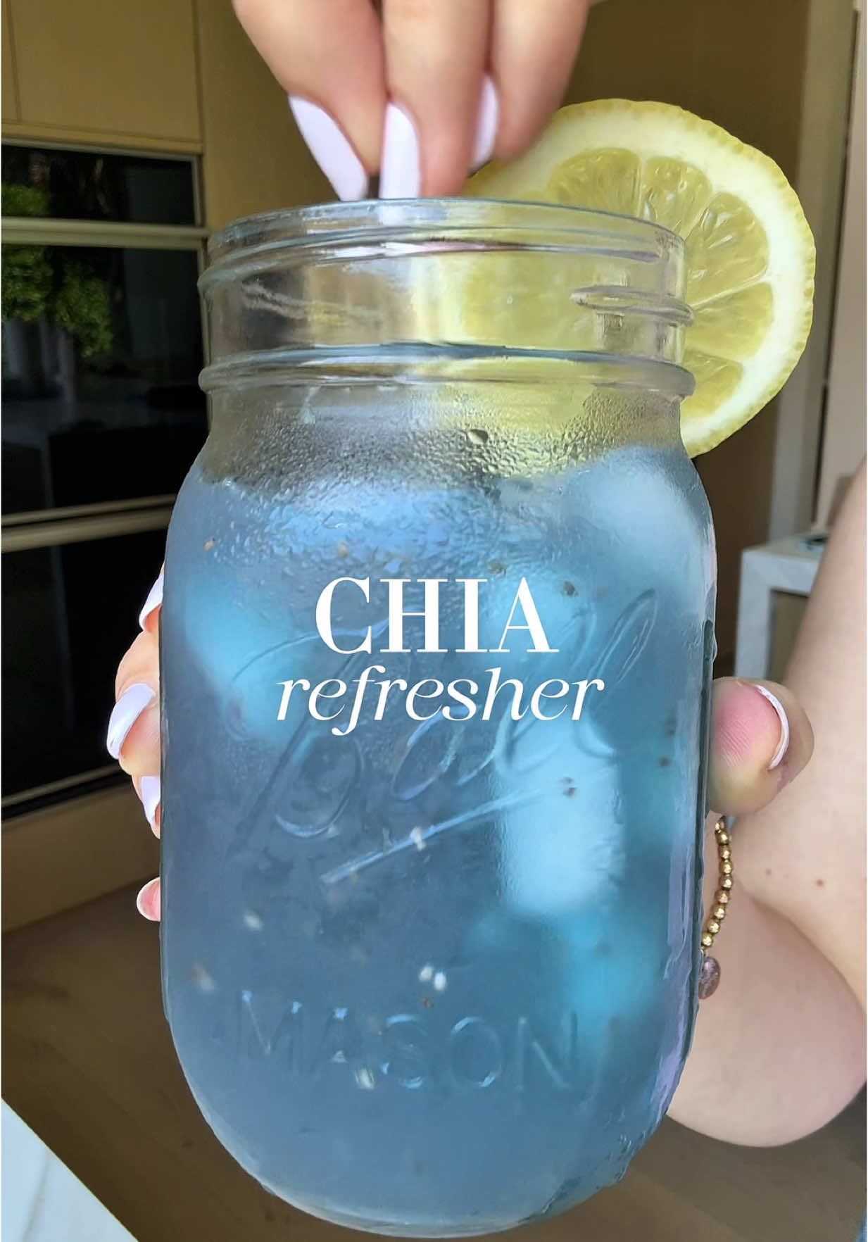 Drinking these alllll summer 🌞 Strawberry GLOW 🍓✨💕🧘🏻‍♀️:  34 oz coconut water  2 cups strawberries pureed fresh or thawed from frozen  1 tsp beet powder  2 tbsp chia seeds 1 tbsp lemon  Serve over ice  Blue Pineapple Babe 🩵🧊🦋🍍🍹:  34 oz coconut water  1/2 tsp blue spirulina  2 cups pureed pineapple fresh or thawed from frozen  2 tbsp chia seeds  1 tbsp lemon juice  Pour over ice  #drinks #Summer #chia #guthealth #summerdrink 