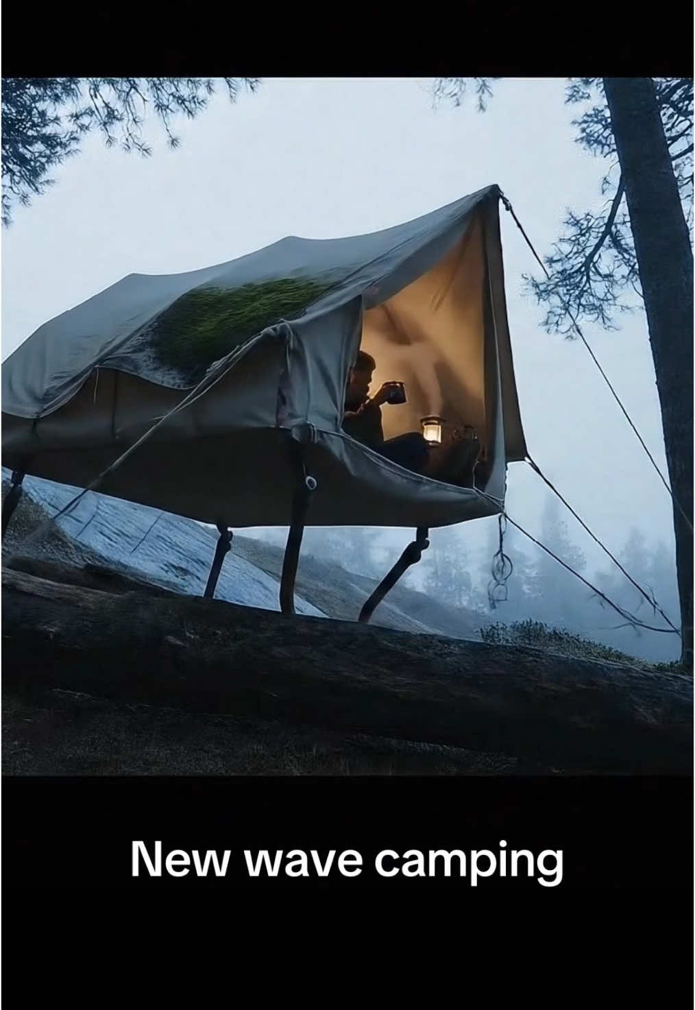 Glamping just took on a whole new meaning #campinglife #aigenerated #aicreation #campgear #camping #theoutdoors #aicreator #veo3 
