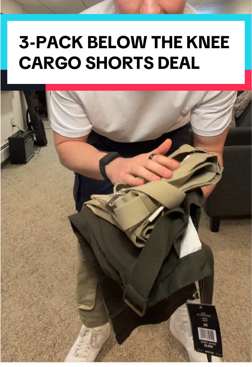 Replying to @1 nah bro you needa grab these before you're left behind #shorts #belowtheknee #cargoshorts 