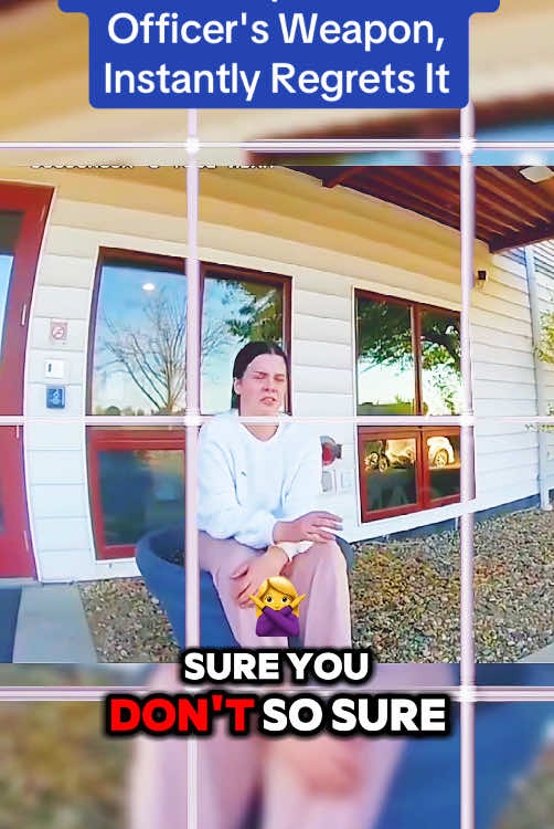 She Attempts to Take Officer's Weapon, Instantly Regrets It  #cops #copsoftiktok #policeusaofficial #viral #bodycam #part1 