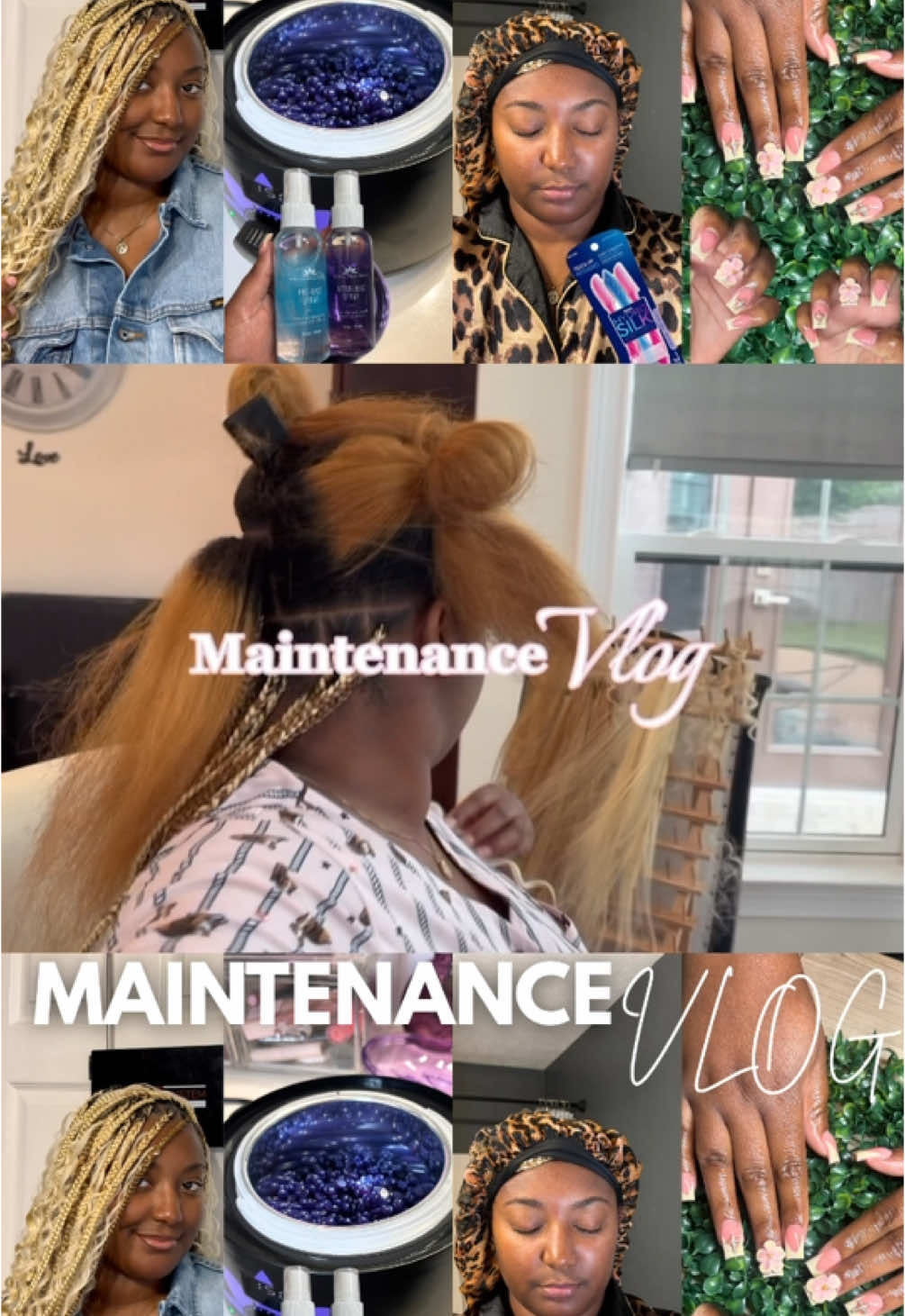 Beauty Care Routine: A Spring Maintenance Vlog 🌸🌼 Time to get this hair, nails and body of mine together! Come with me as I get my hair, nails, and brows done. I’ll also be waxing myself for the FIRST TIME with the Tress Wellness Kit from Amazon. So spend the week me! AND Yall I decided to try some different so I went BLONDE😳 #minivlog #Lifestyle #lifestylevlog #dayinmylife #contentcreator #Vlog #dayinthelife #beautycare #beauty #maintenance #maintenanceday #maintenancevlog #SelfCare #fyp 
