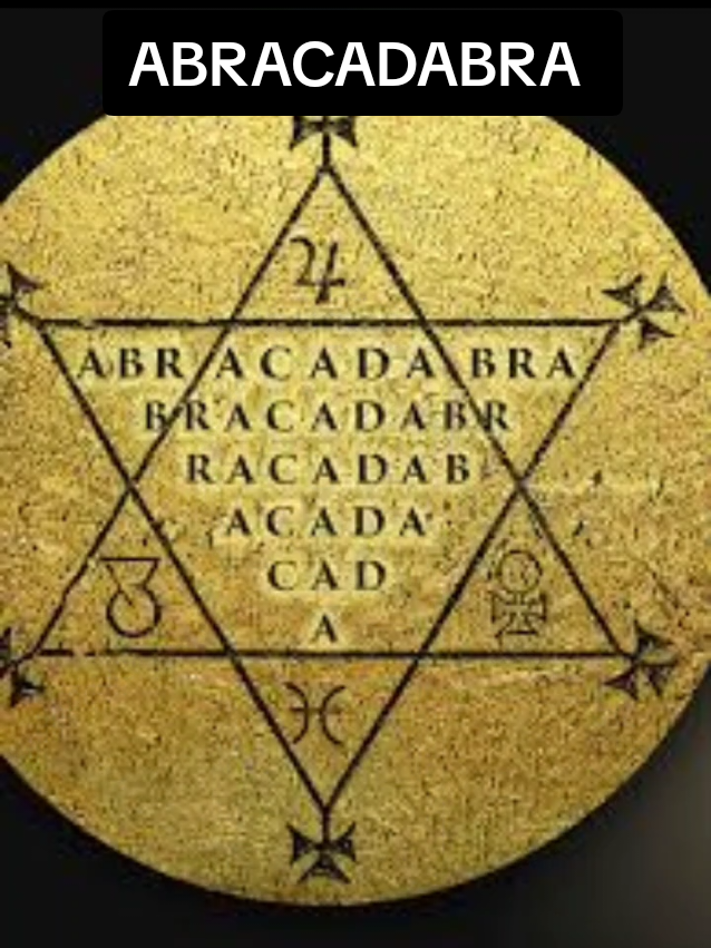 Significado da palavra Abracadabra. #abracadabra #altamagia #mago #magia #cabala #desperte #despertarespiritual #despertar #despertardeconciencia 