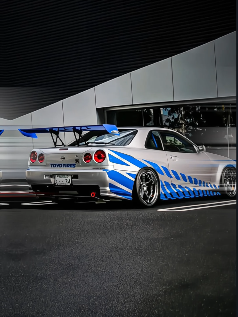 brian and skyline🤩 #jdm #gtr34 #skyline #fastandfurious #brianoconner 