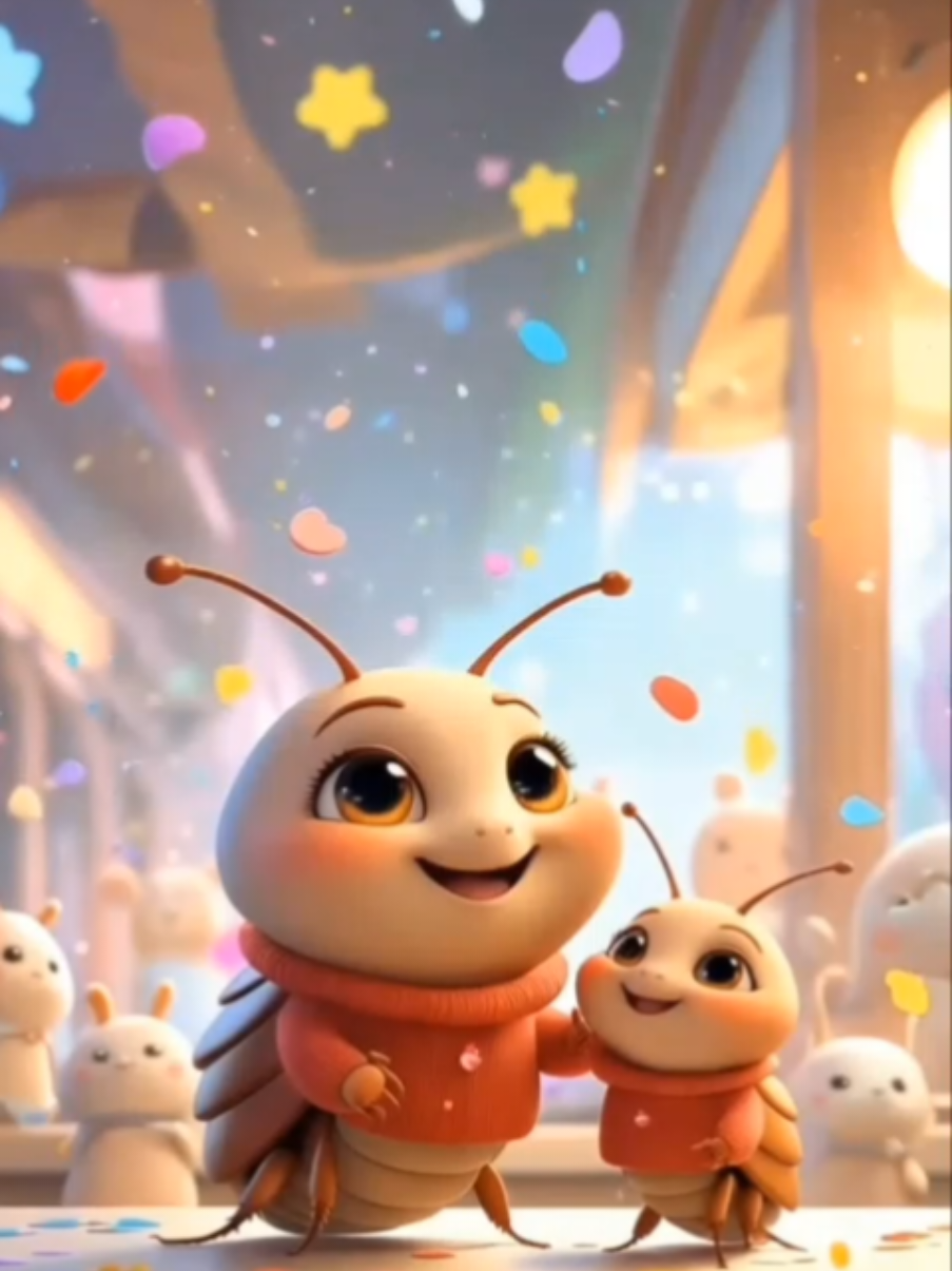 The cockroach can’t walk anymore 🪳 #musicainfantil #cancioninfantil #paraniños #baby #childrenmusic #liasworld #funnykids 