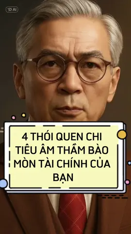 4 THÓI QUEN CHI TIÊU ÂM THẦM BÀO MÒN TÀI CHÍNH CỦA BẠN#laogiadautu 