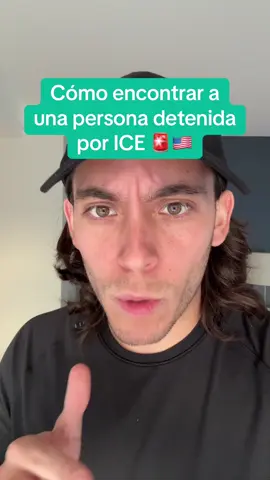 Así pueden encontrar a una persona detenida por ICE migración 🚨🇺🇸