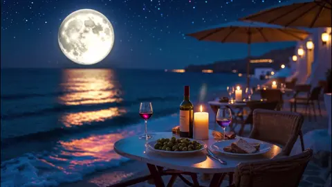 🎷 Smooth Jazz Piano by the Moonlit Seaside 🌊 Relaxing Music for Sleep, Study & Stress Relief - Unwind beside the ocean under the stars with soft jazz melodies and gentle nighttime ambiance. Perfect for peaceful sleep, focused study, and calming your mind after a long day. Follow @MellowLoFiMelodies for more relaxing seaside jazz. 🌙✨  #relaxingjazz #pianobgm #sleepmusic #studymusic #nightambience #seasiderestaurant #jazzvibes #MellowLoFiMelodies