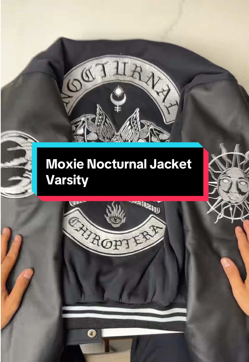 Moxie Nocturnal Jacket Varsity #varsityjacket 