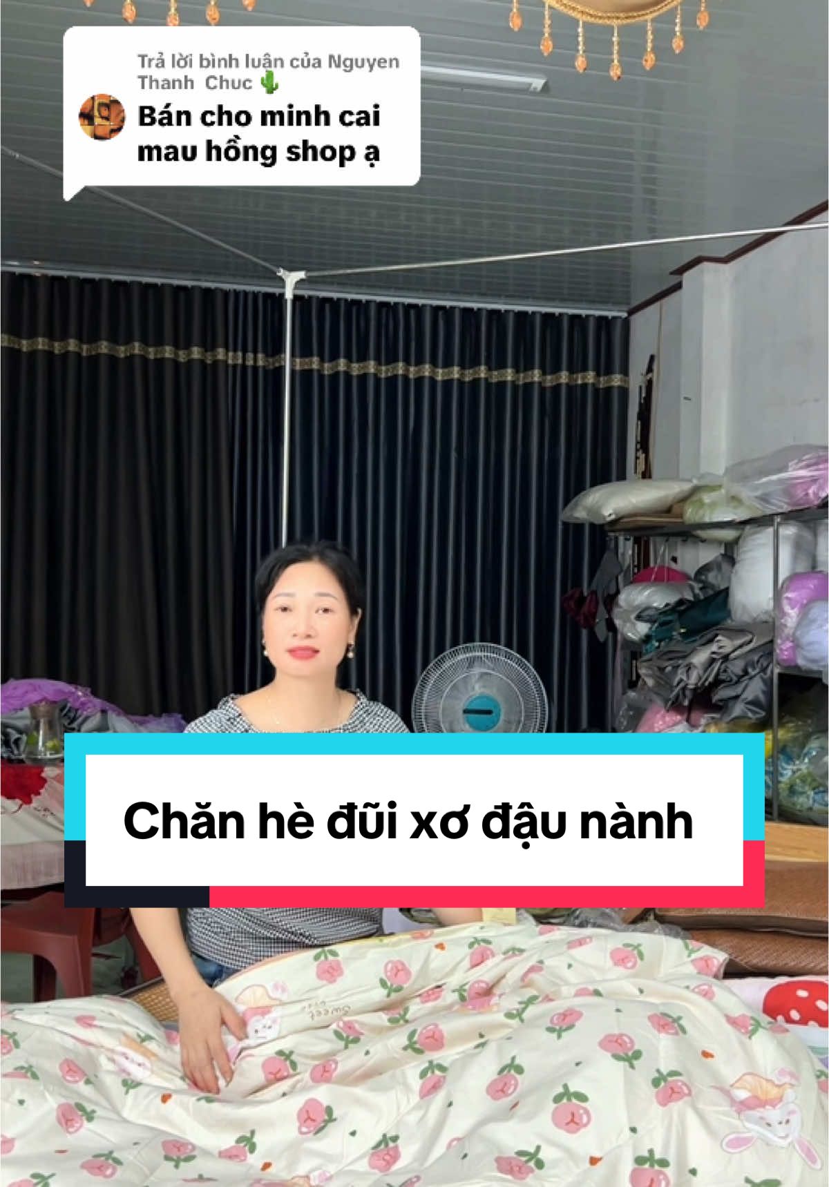 Trả lời @Nguyen Thanh  Chuc 🌵  👌ok Bạn nha shop đi đơn sớm cho mình ạ 🥰 💥💥💥Chăn hè đũi #hothit đang bán cực kỳ chạy tại  Shop Rèm Màn Hiền Đông   #chanhe #chandui #chanheduixodaunanh #chanmong  #xuhuontiktok #thinhhanh #thinhhanhtiktok #tiktokshop  #remmanhiendong 