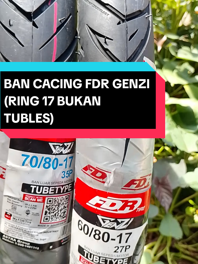 #ban cacing fdr ban luar motor merk fdr ukuran 60/80-17 70/80-17 tube type merk fdr genzi