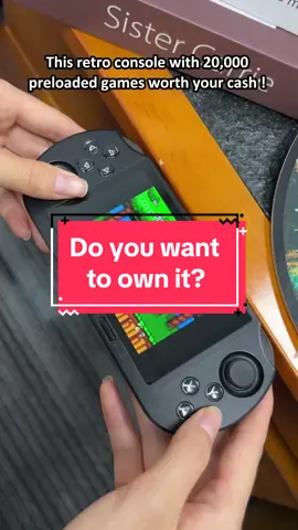 The dream of every player #gameconsole #gaming #retrogames #gaminja #game #console #gamer #tiktokshop #fyp #consolegaming #flypシ #retroconsole #tiktokmademebuyit #giftideas #GamingOnTikTok #gift #handheldgameconsole 