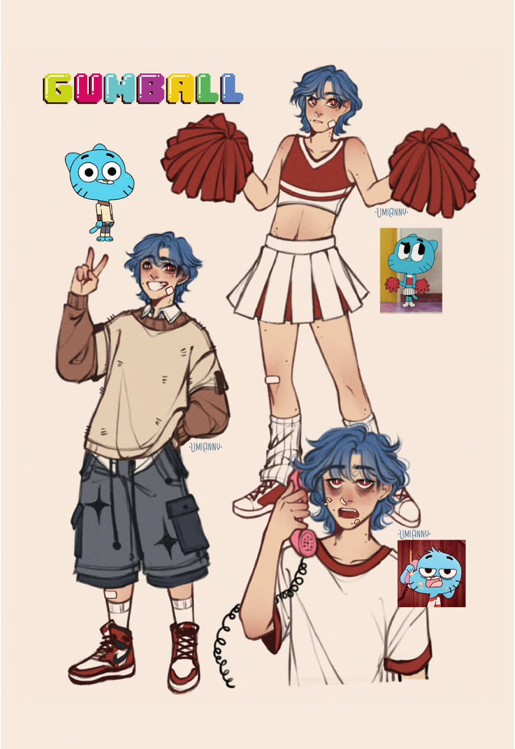 Are u guys excited for the new season of Gumball show?  inst@/tw1tt3r: @umianny_ #gumball #gumballhuman #theamazingworldofgumball #oincrivelmundodegumball #fanart #mystyle  @Cartoon Network Brasil  @Cartoon Network 