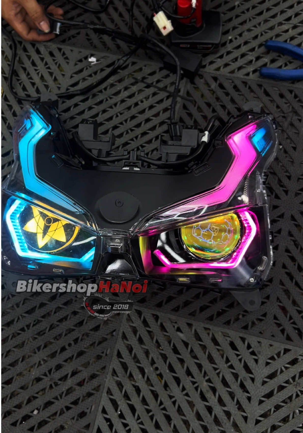 Tuần vài bộ đủ biết độ hot ae ạ #airblade #bikershophanoi #shop_độ_đèn_hà_nội 