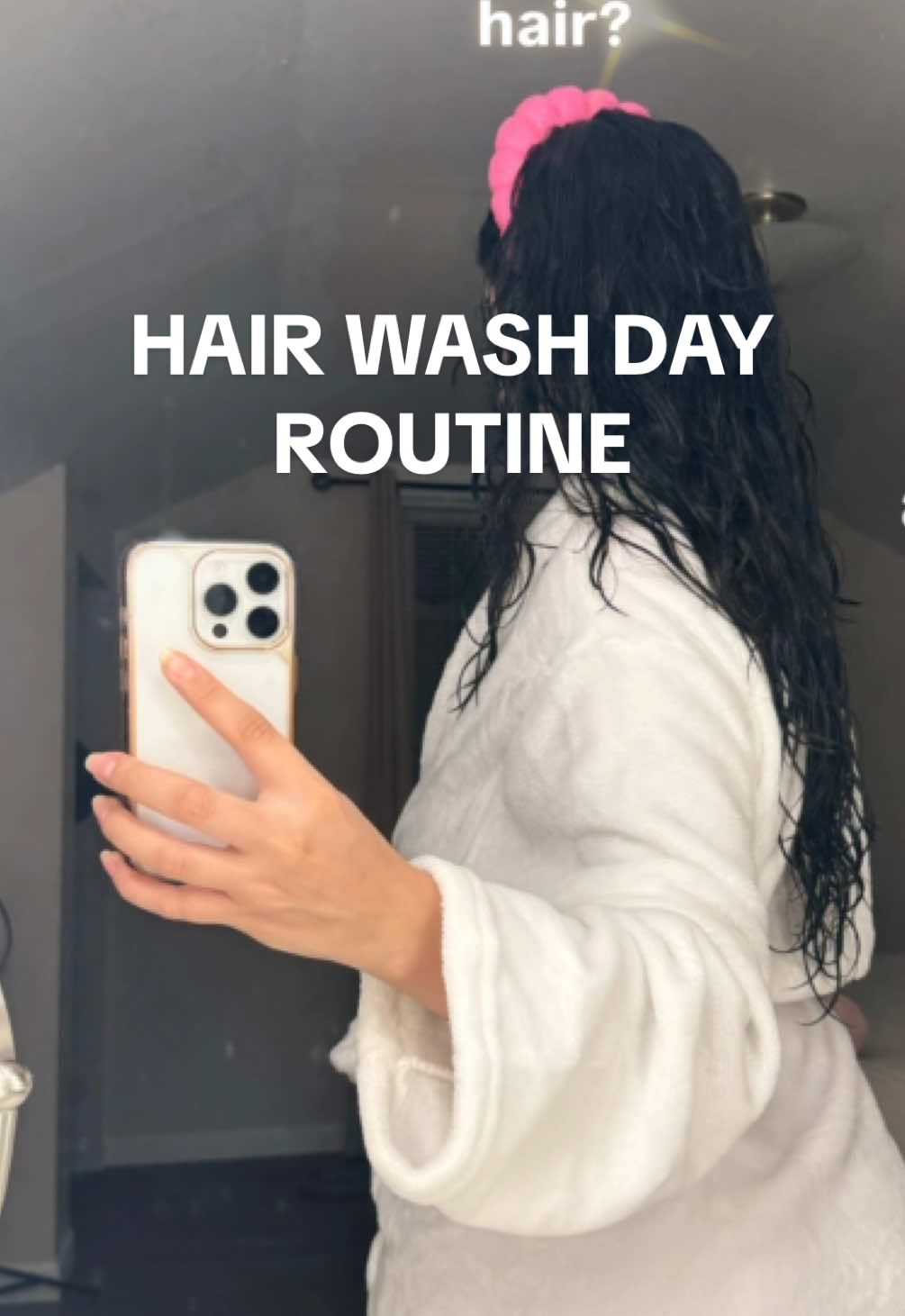 My before-wash-day routine that saved my hair🧴#arganoil #hairroutine #hairwashday 