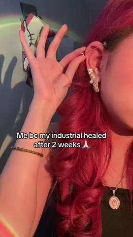 Both ears have 4 on the lobe but I’m so getting a conch on my left ear#htx #piercing #earstack #foryoupage #addicted 