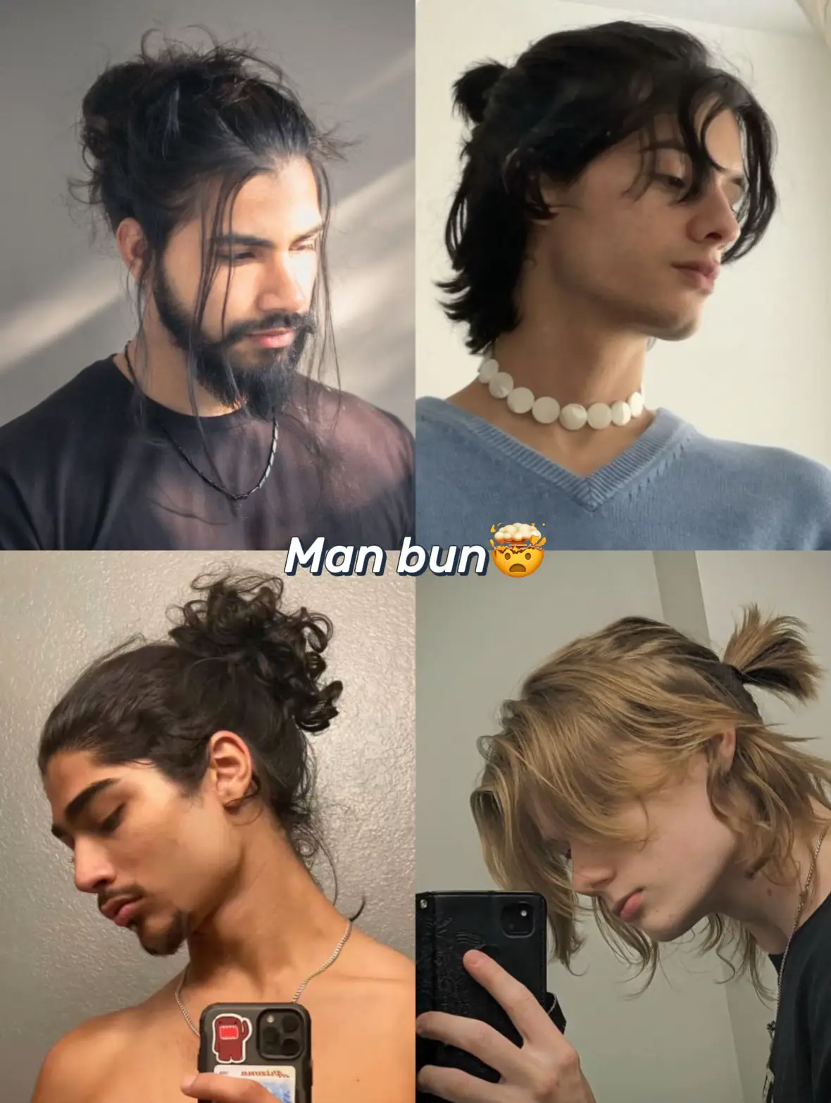 #hairstyle #haircut #hair #wolfcut #fypage #manbun #buzzcut 