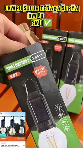 lampu Suria murah sangat rm1 jom grab sekarang #lampu #lampusuria #lampuoutdoortenagasurya  #tiktokshopmalaysia #fypmalaysia 