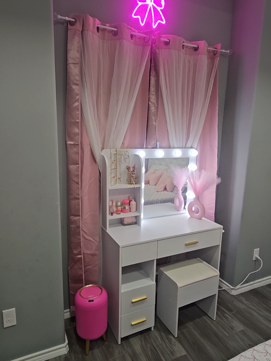 #paratii #trashcan #girlmom #pink 🎀 #bedroom 