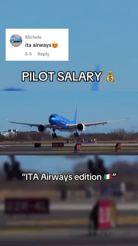 The last one 🤯 - Pilot Salary ITA Airways édition 🇮🇹  #aviation #plane #salary #planesalary #fyp #salarytransparency 