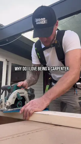 Why I love being a carpenter      #carpentry #carpenter #builder #construction 