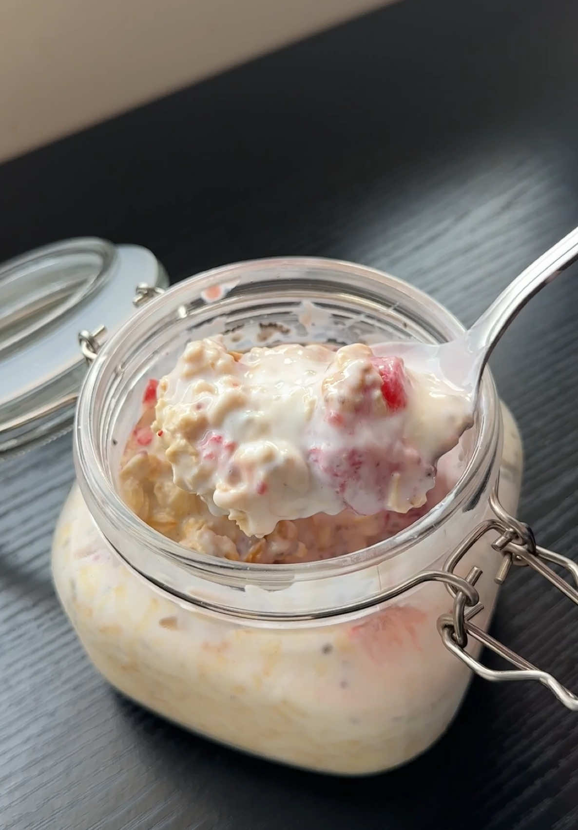 Overnight oats para sa mainit na panahon #healthy #dessert #delicious #Recipe #foodblogger