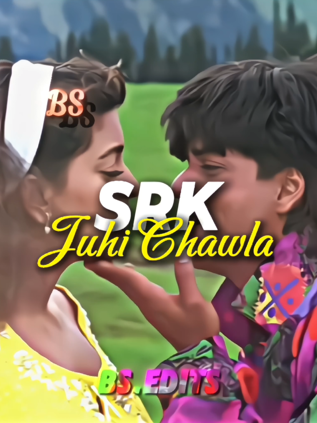 SRK x JUHI CHAWLA...❤️🫶🏼🥰 #srk #juhichawla #shahrukhkhan #bollywood #desi #darr #yesboss #phirbhidilhaihindustani 