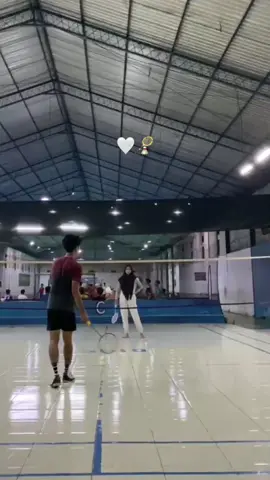 With the same person and the same place #fyp #badminton #badmintondate 