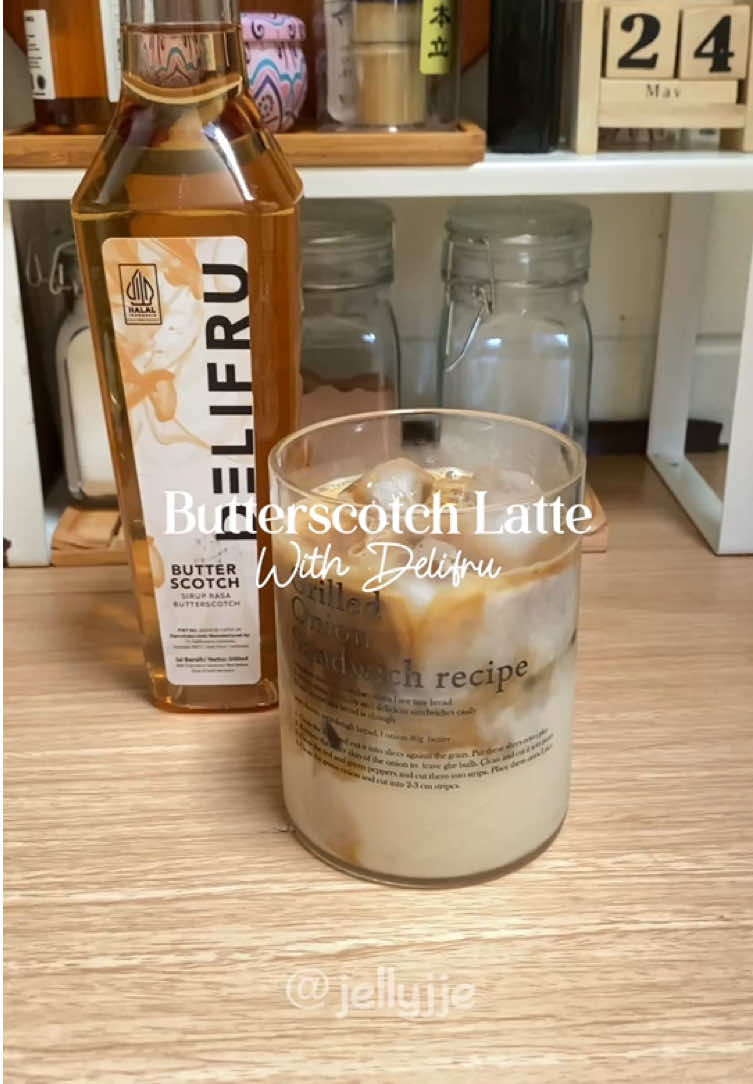 Bikin kopi dirumah pake syrup delifru 🫶🏻 #delifru #delifrusyrup #butterscotchsyrup #morningcoffee #coffeeaddict #coffetime #fyp 