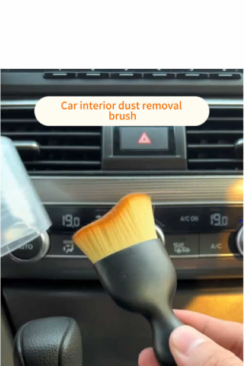 Tired of hard-to-reach dust in your car? This soft-bristle car interior brush tackles AC vents, leather, and electronics gently—no scratches! Perfect for quick, thorough cleans. Keep your car spotless effortlessly! 🚗✨ #CarCleaning #DetailBrush#fyp #tiktokshop 