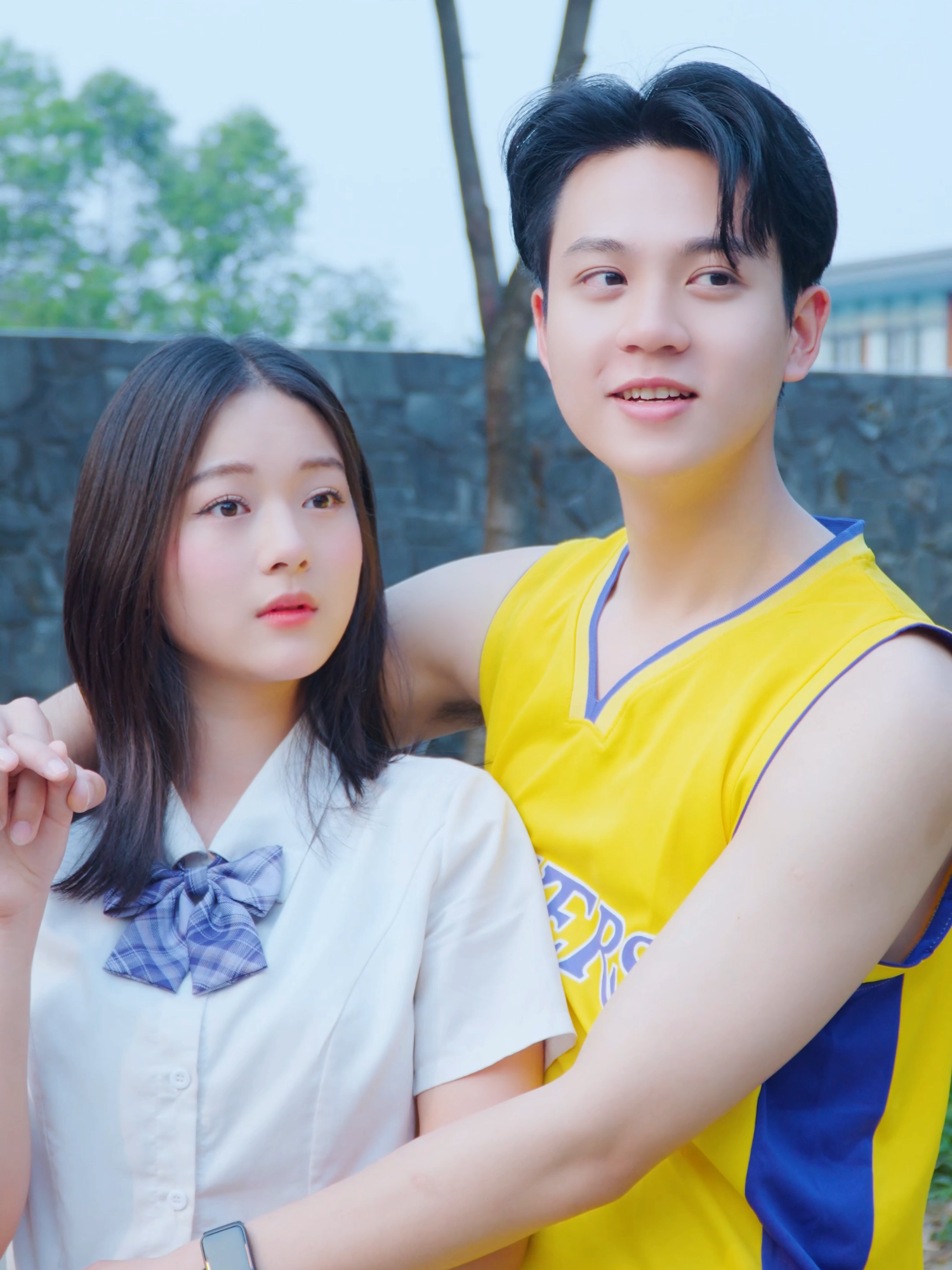 One Shot, One Save… One Sweet Beginning! 🏀❤️ #linhchihihi #messyclassroom #schoolcrush #schooldrama