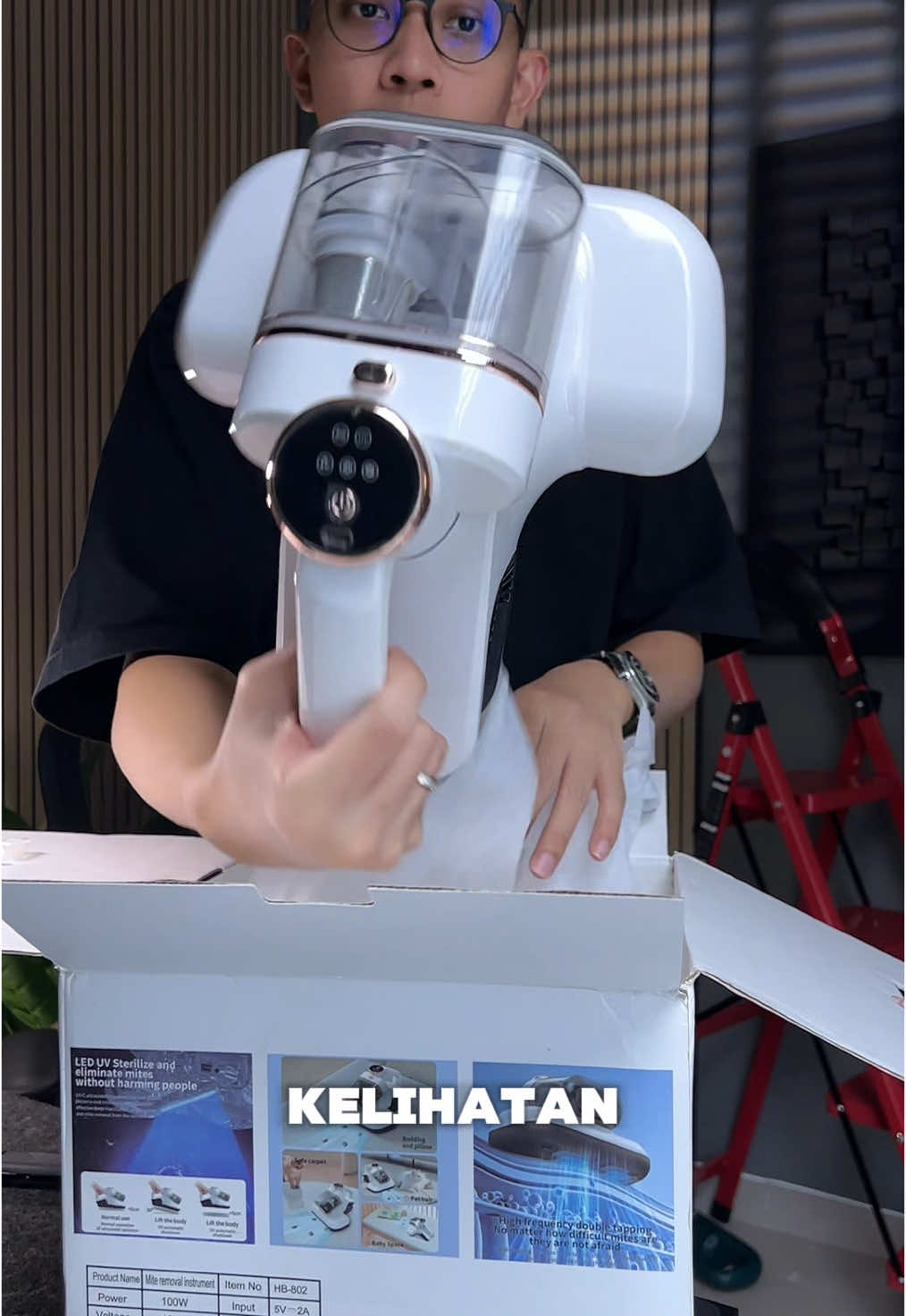 Tixx Penyedot debu dan tungau  portable untuk rumah kasur tempat tidur sofa dengan sinar UV dan daya hisap besar #sedottungau #vacuumtungau #vacuumcleanerportable #penyedotdebu #jumathemat #satukontentiaphari 