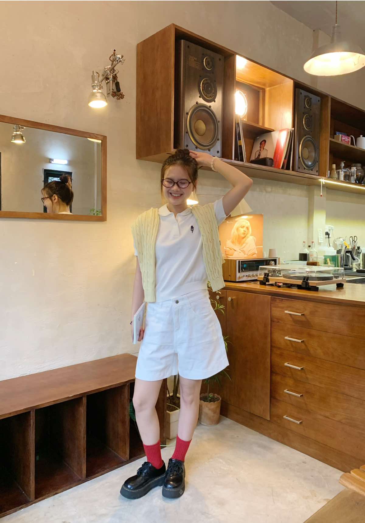 nay đóng vai gái Hàn mà hơi wue😔  #calemclub #ootd 