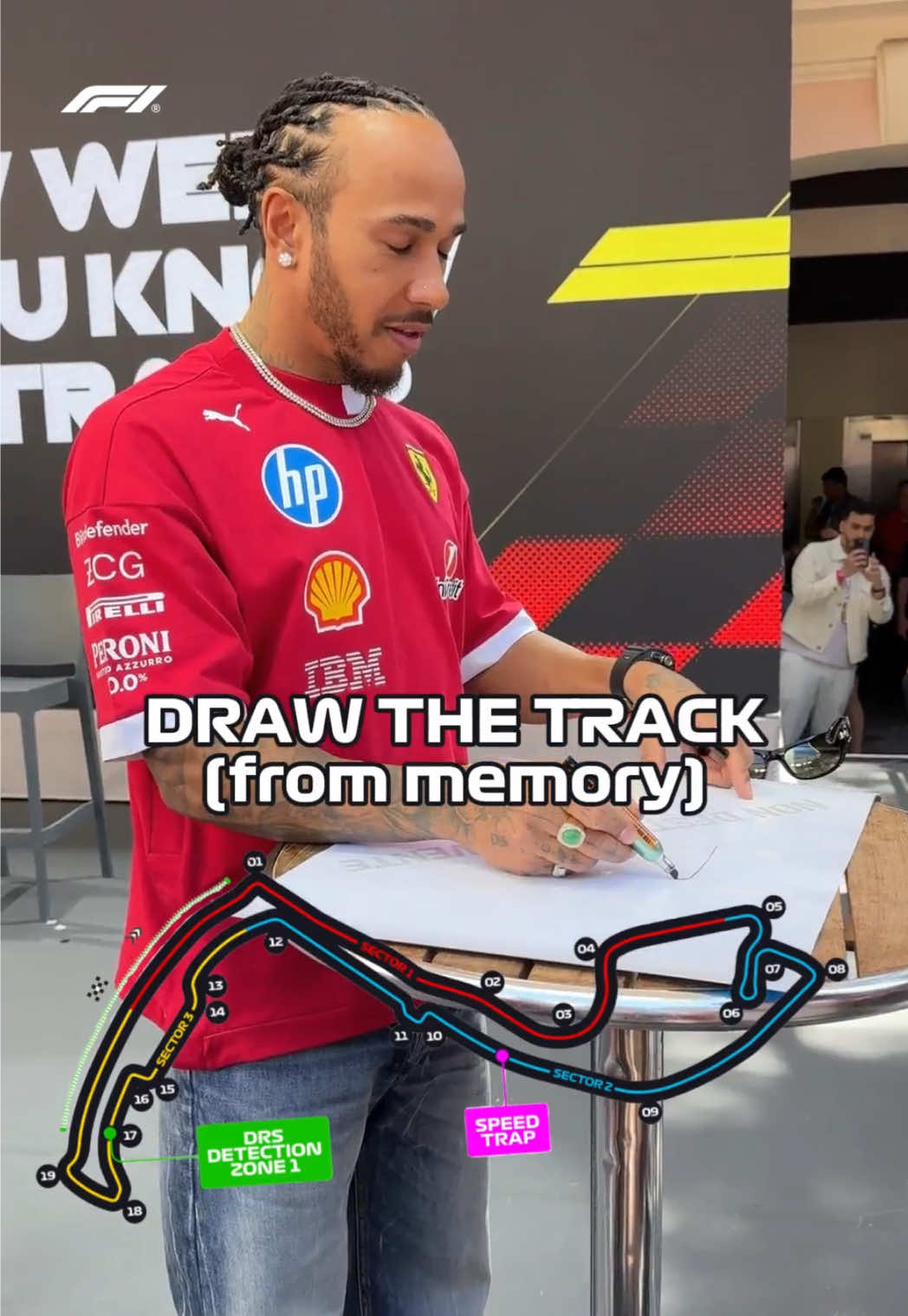he holds the track lap record… for driving not drawing 🤣✍️ @Lewis Hamilton #f1 #formula1 #monacogp #lewishamilton #ferrari #montecarlo 