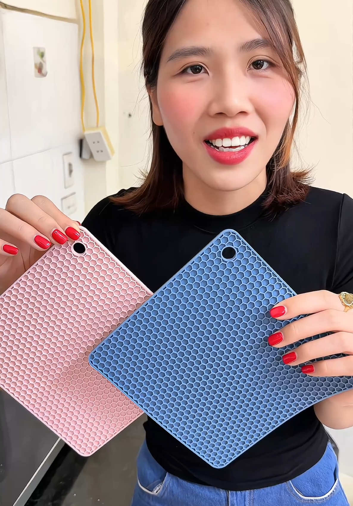Combo 2 Miếng Lót Nồi Silicon chống nóng tiện lợi #mienglotsilicon #mienglotbeptu #kimthach #dodungnhabep 