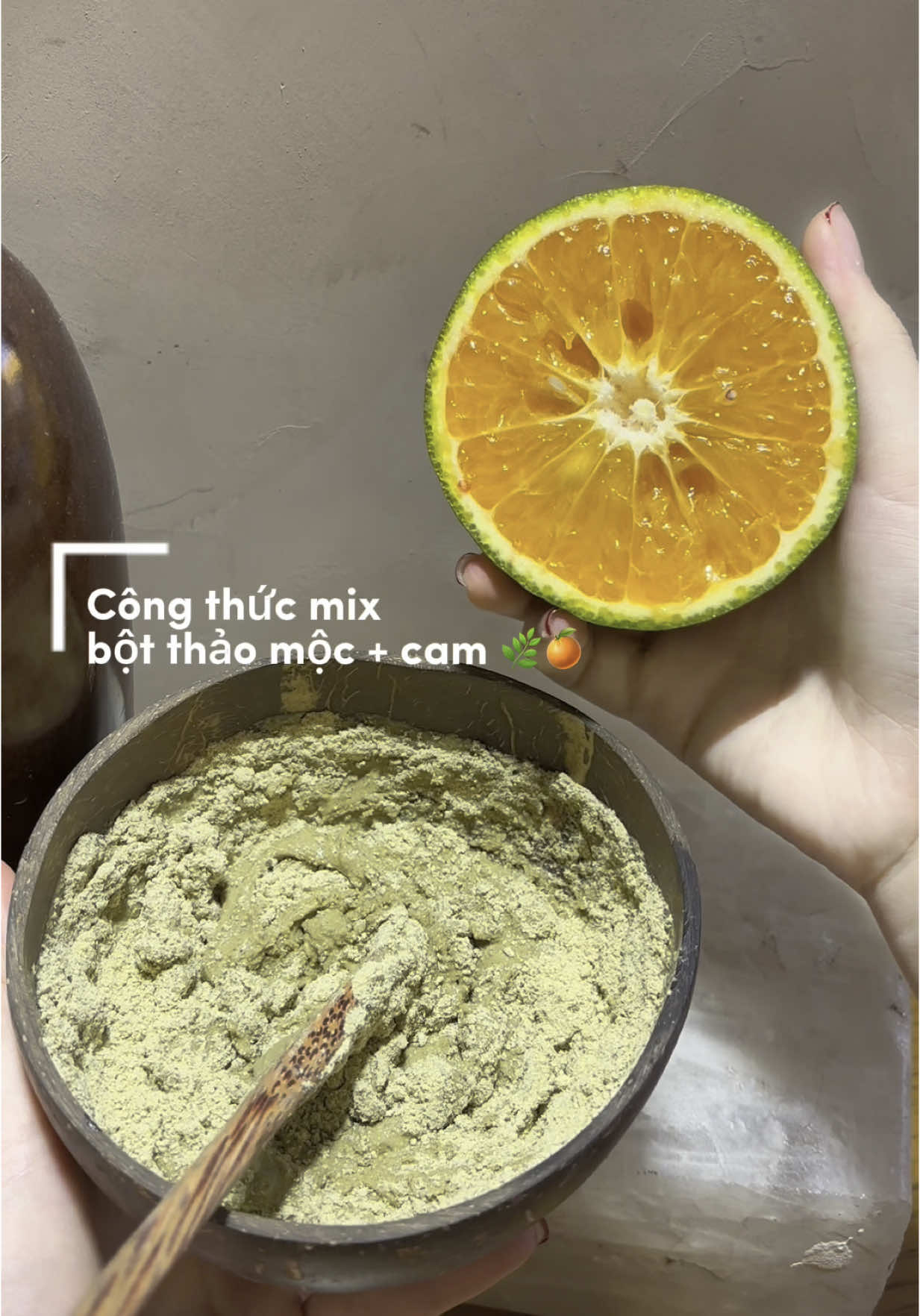 Công thức ủ trắng Cam & Bột tắm Thảo Dược  #botnhanang #bottamthaoduoc #bottamtrang #ubot #bodycare #tips #duongtrangbody #trangdabody #nhanang #botutrangthiennhien