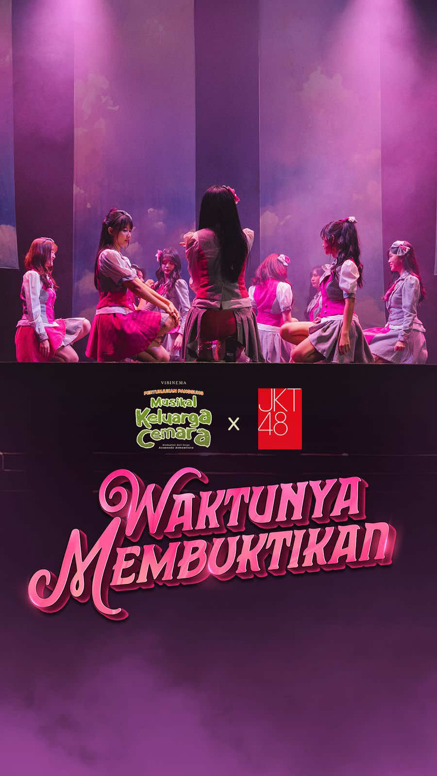 Special collaboration MV with Musikal Keluarga Cemara, “Waktunya Membuktikan” JKT48 version. Premiere on June 13th, 2025!   @Musikal Keluarga Cemara  #musikalkeluargacemara #kembalikekeluarga