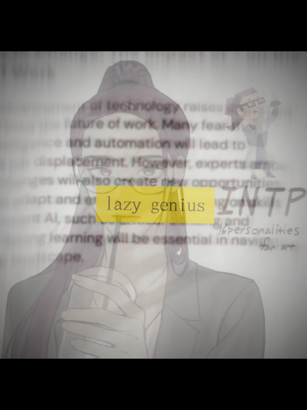 lazy but genius (INTP💜)#16personalities #mbtipersonality #intp #CapCut #pyf #foryou 