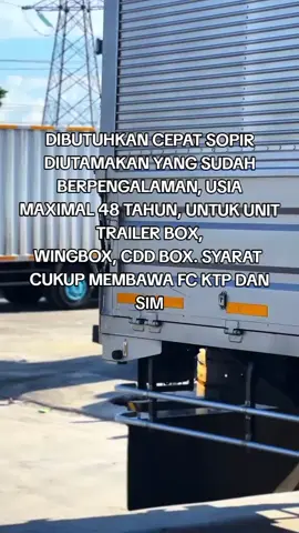 lowongan kerja sopir  #lowongankerja #infoloker  #lokersopir #loker2025 