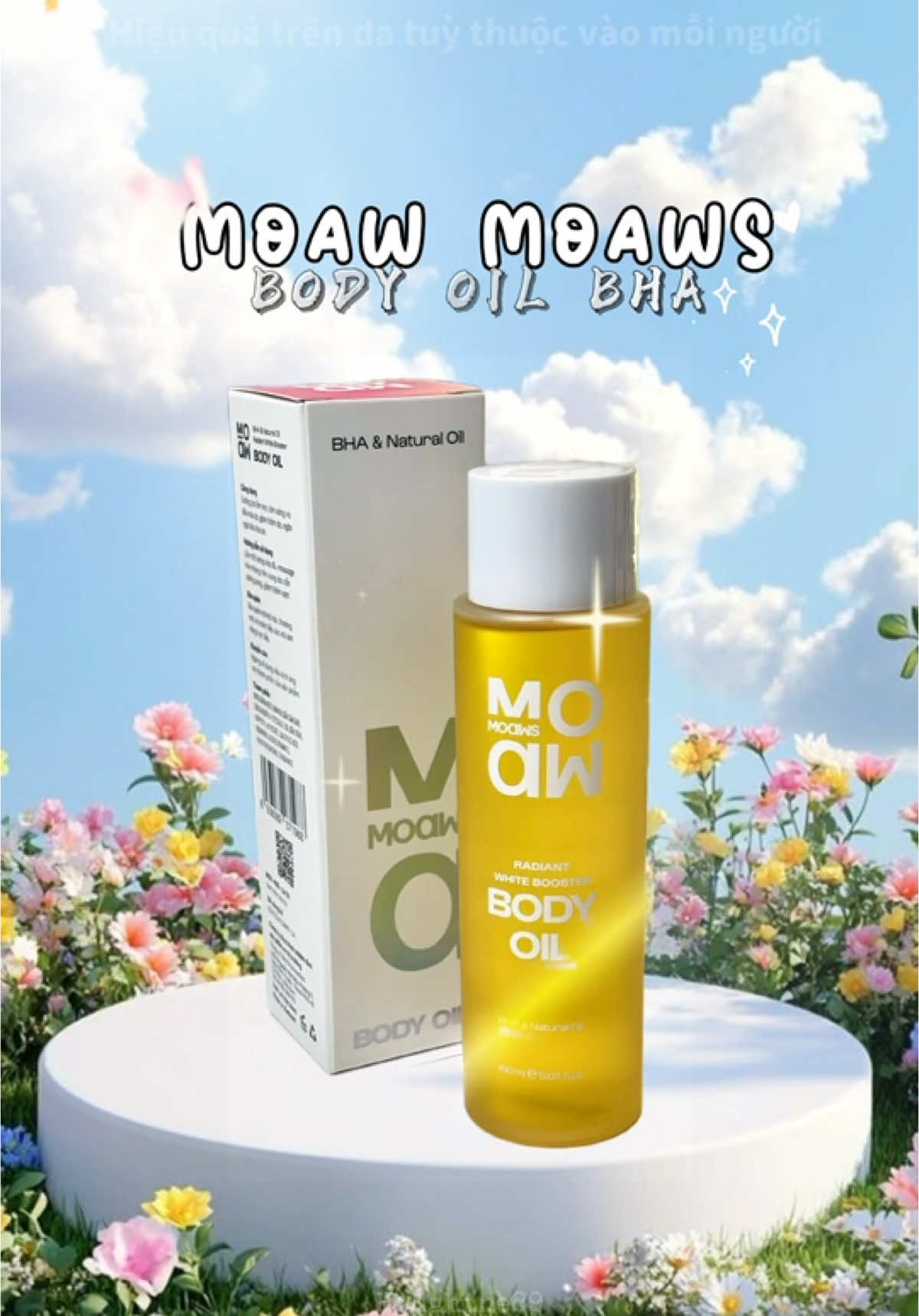 Thêm body oil vào chu trình để da được cấp ẩm tuyệt đối nhóoo #honghine89 #moawmoaw #bodyoilmoawmoaw #duongdabody 