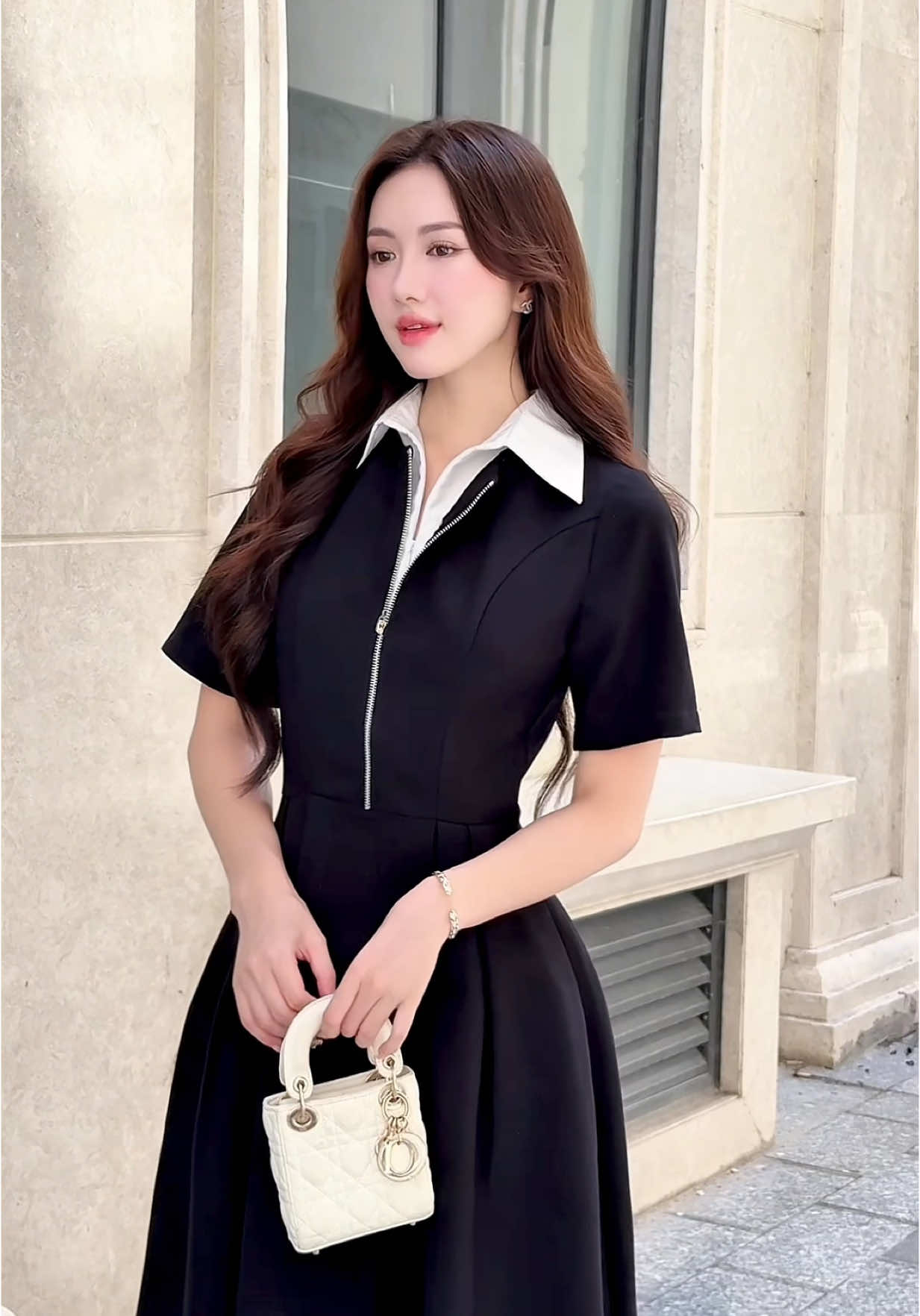 COCOMAY - Gợi ý chiếc đầm xinh 🖤🤍 #cocomay #outfit #viral #đầm #dress #thoitrang #thoitrangcongso #xuhuong #trending #thoitrangthietke 
