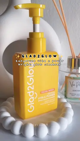NEW PRODUK from Glad2Glow jeju tangerine facial cleanser #glad2glow #tangerineglow #facialwash #affiliate #affiliatetiktok #affiliatepemula #affiliatemarketing #support #supportaffiliate #foryou #grab 