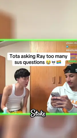 Tota asking Ray too many sus questions 😭💀🏳️‍🌈  #Kai #kaicenat #twitch #fyp #viral #amp #streameruniversity kai cenat streamer university #tylil #reggie #ddg #zias #blou #agent00 #streameruniversity #thestreameruniversity #wendy #wendyortiz #ray #rayasianboy 