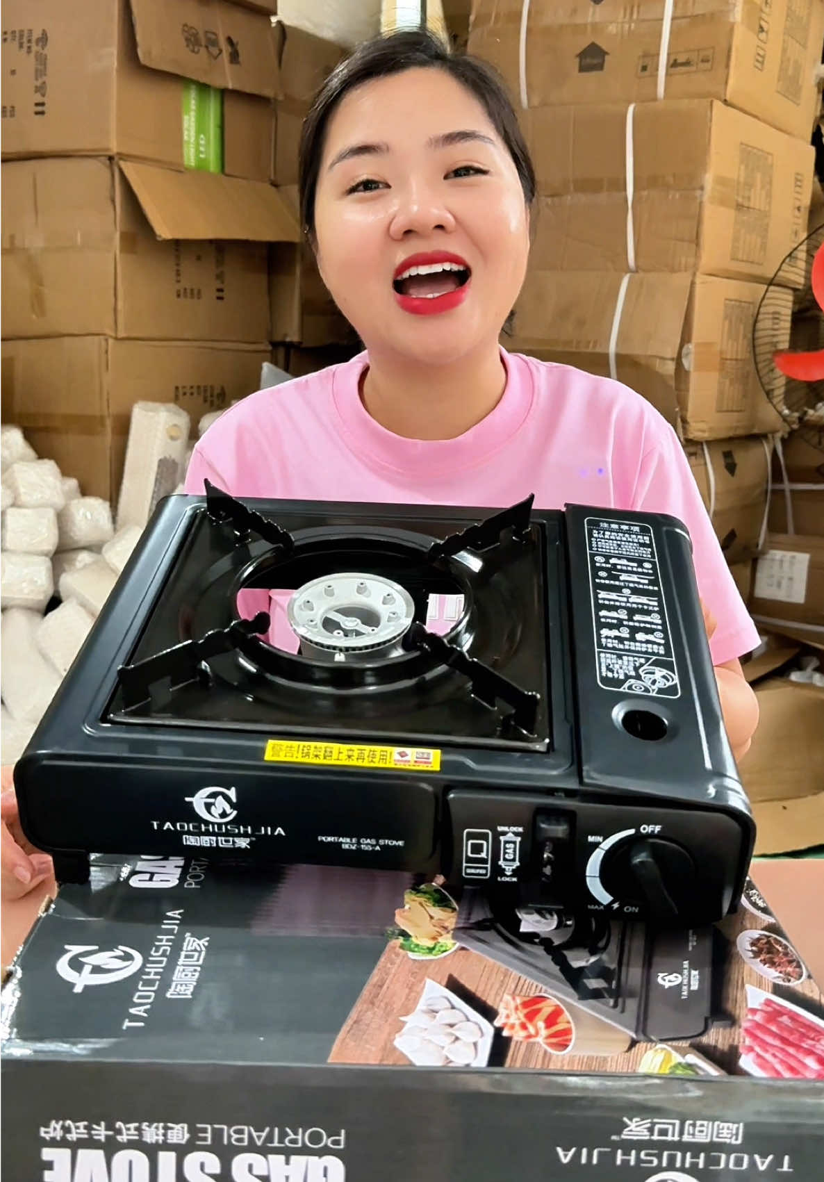 Bếp ga mini, bếp ga du lịch chống gió, chống cháy nổ. #bepgamini #bepgadulich #xuhuong #bongbuongbinh 