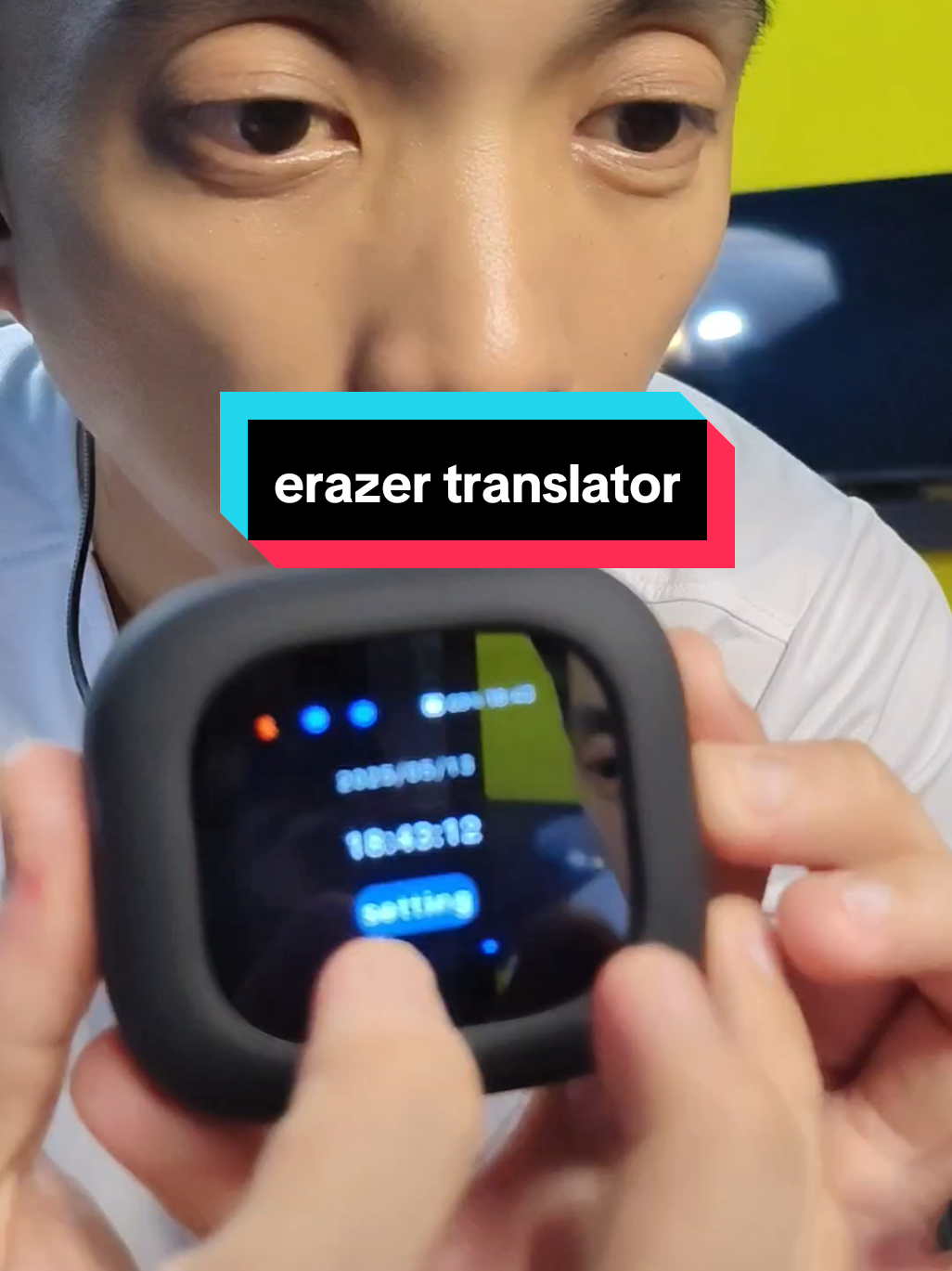 Erazer Alat translate 134 bahasa Tws Bluetooth #tws #twsbluetooth #translator #penerjemah 