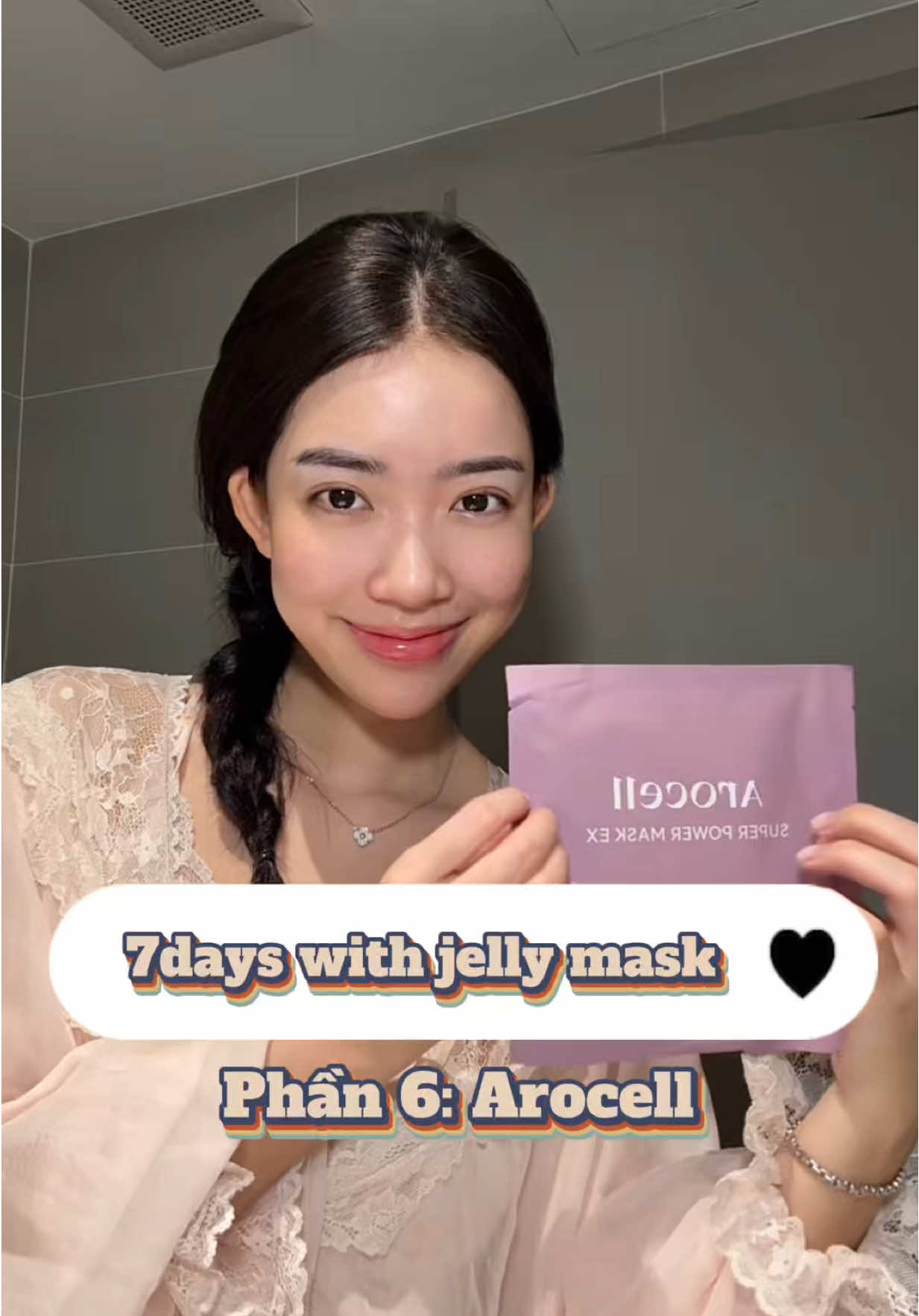 Phần 6: 7days with jelly mask -Arocell  #skincareroutine #skincare #jellymask #7dayswithmask #arocell #arocellcollagenmask #fyp 