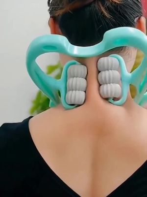 Aches, Scram! Six - Wheel Manual Neck Massager: Cheap Thrills for Your Tired Neck