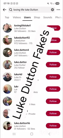 The man in the photos is deceased Luke Dutton who died in December 2022 Hes never talking to anyone,  he's never making new accounts abd sending requests,  asking for money,  gift cards etc  R I  P Luke Dutton 💔 