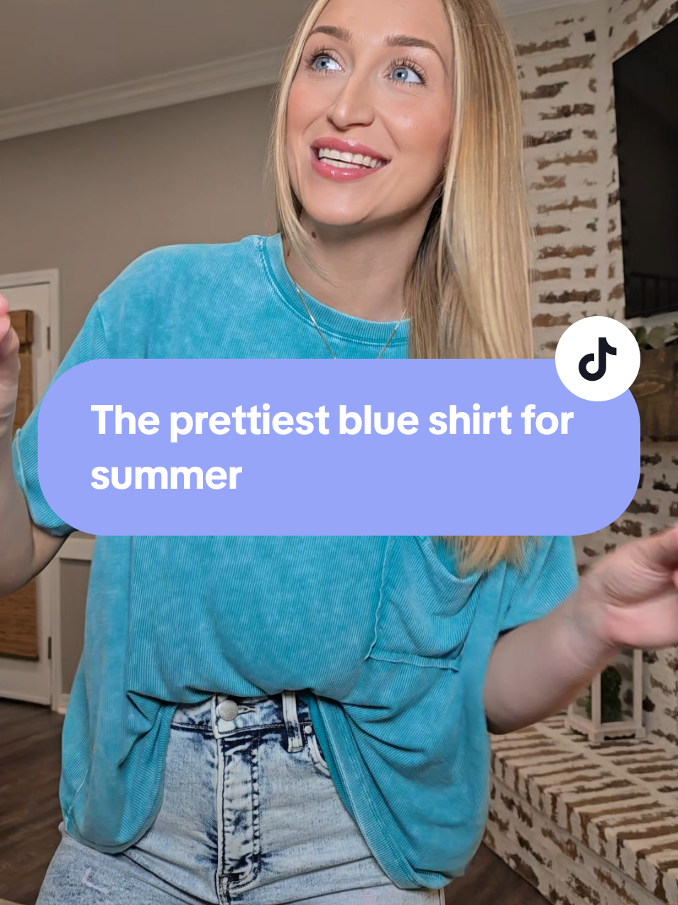 The prettiest shirt for summer!!! I'm wearing a medium in the color turquoise. It's stunning 😍  #shirt #shirts #summeroutfit #summeroutfits  #outfitinspo  #outfitideas #tiktokshopcreatorpicks  #TTSlevelup #tiktokshopmemorialday #dealsforyoudays #tiktokshopsummerturnup 