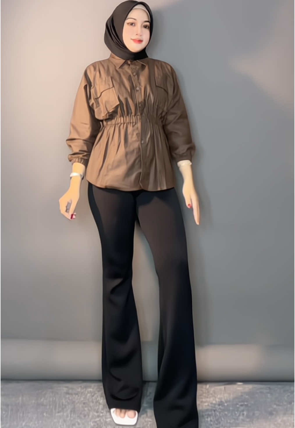 Kemeja 50RIBU tp cakep bgt😭#kemeja50ribu #kemejakaretpinggang #kemejastyle #outfitngampus #outfitcoklat #fypシ゚viral #outfitinspo 