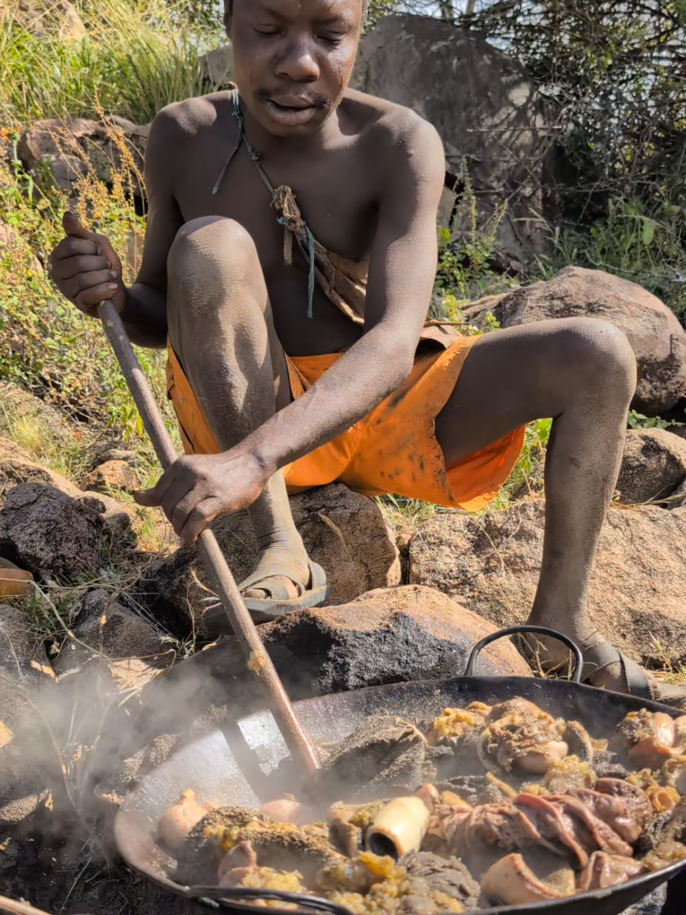 Watch how CHABA Cook delicious meat #lunch #fouryou #protein #cooking 